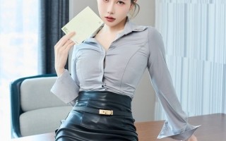 [内购] 尹甜甜sunny - 秀人模特 OL皮裙 4K [97P-1.99G]